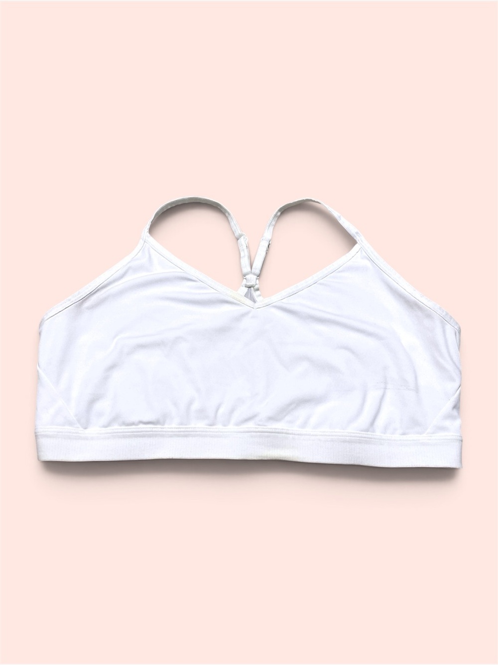 Athletic Works Racerback Sports Bra w Mesh Detail, Size XXL